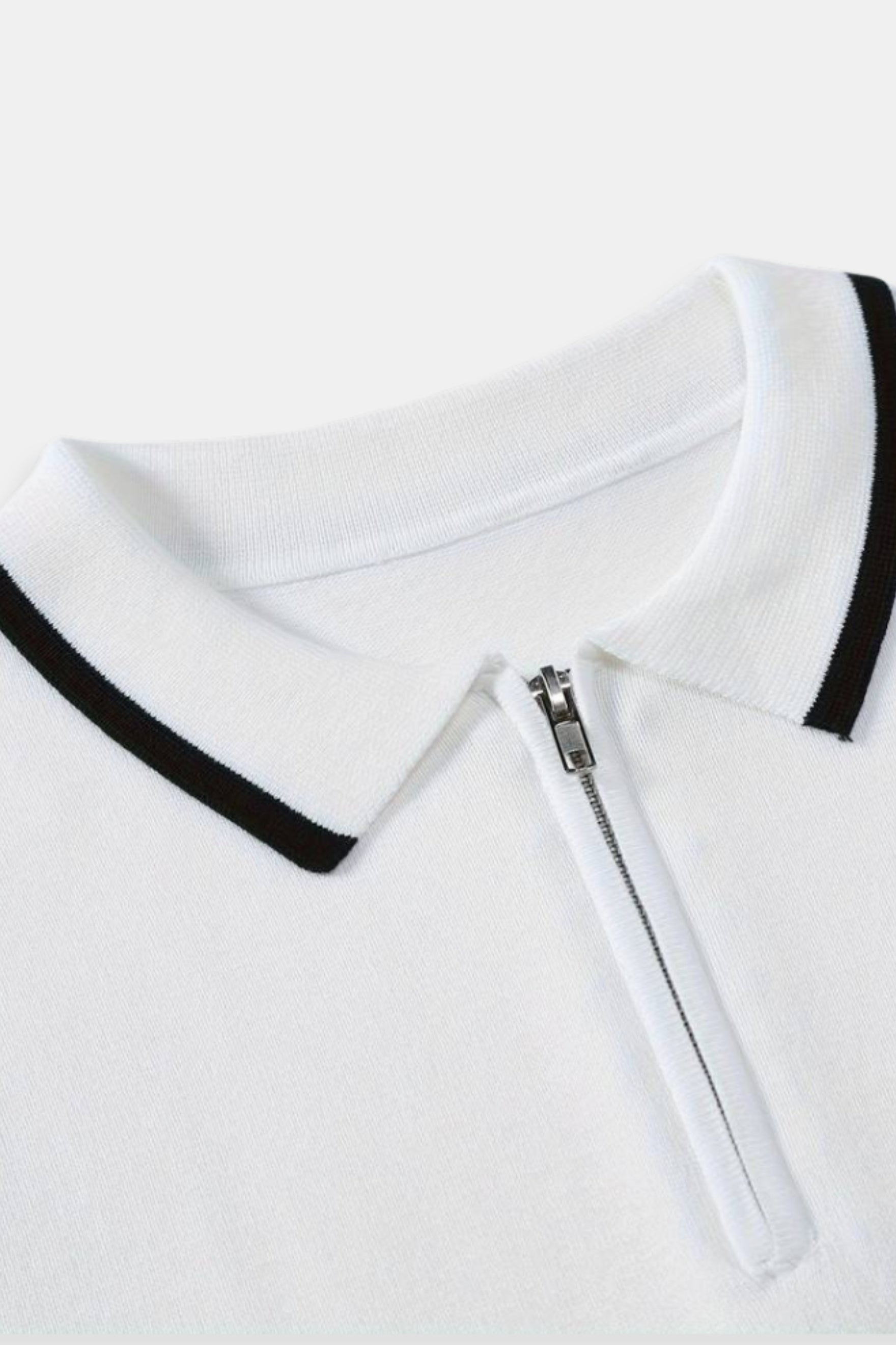 Cavallo Knitted Quarter Zip Golf Polo