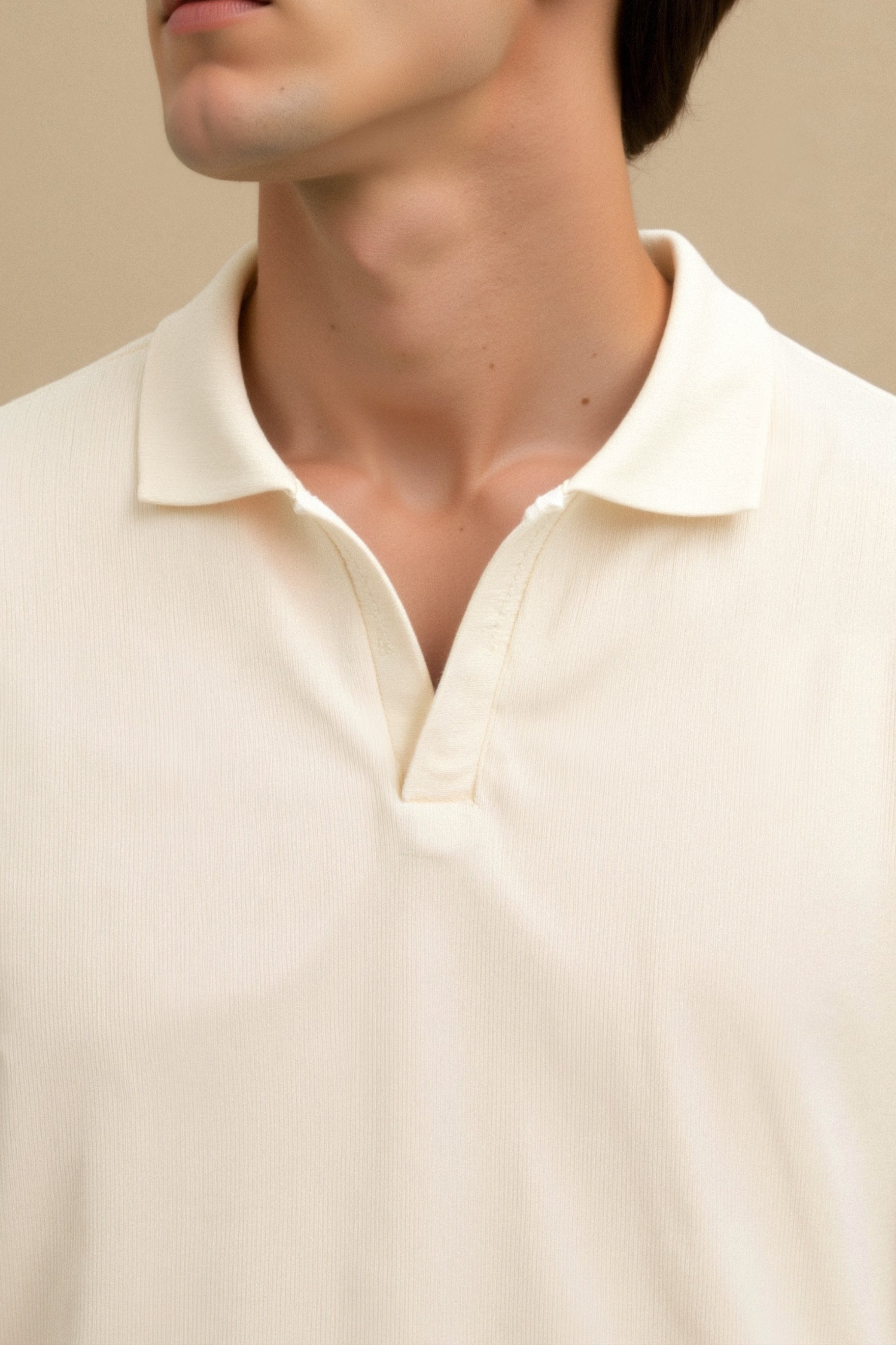 CAVALLO Woolen Structure Polo T-Shirt