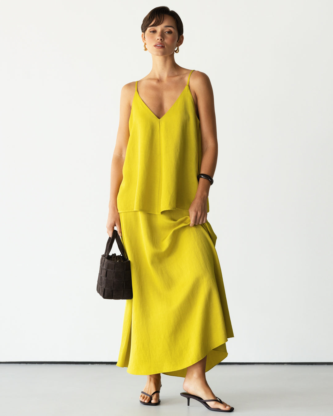 Una Cami Top | Lime