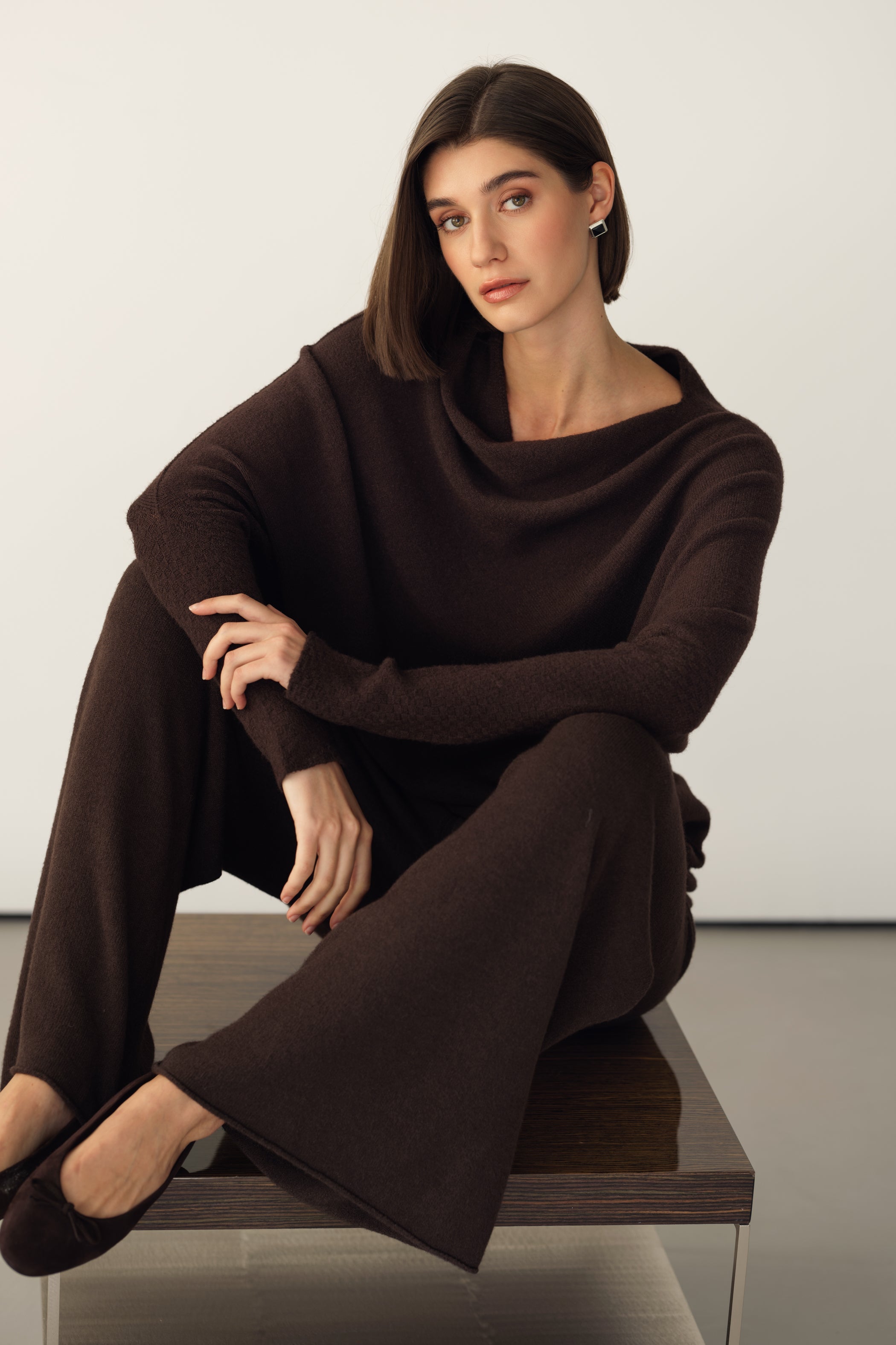 Relaxed Pants | Espresso Brown