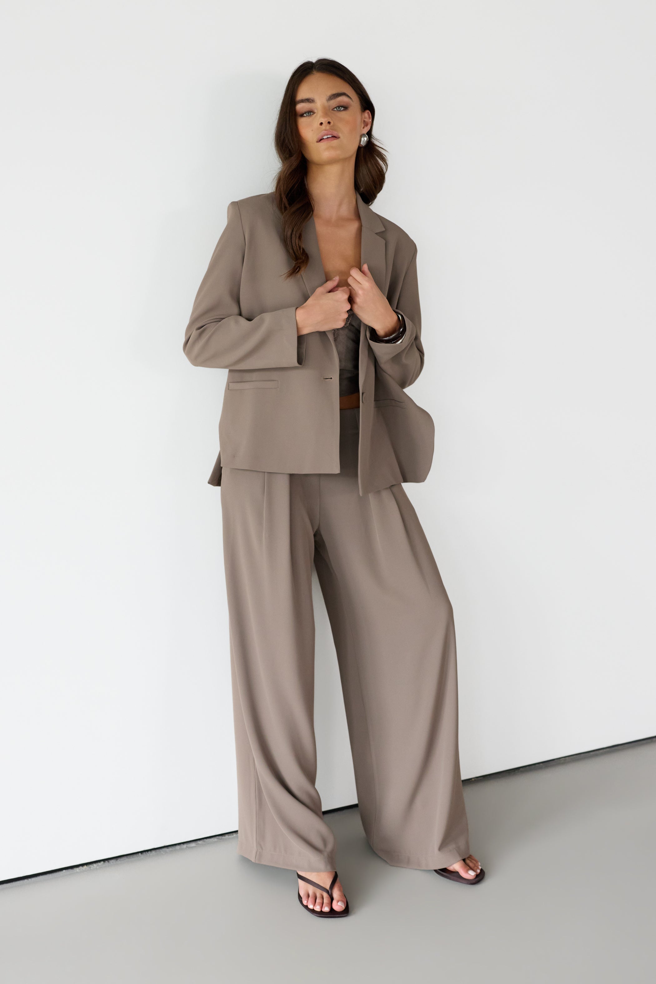 Lana Blazer | Taupe