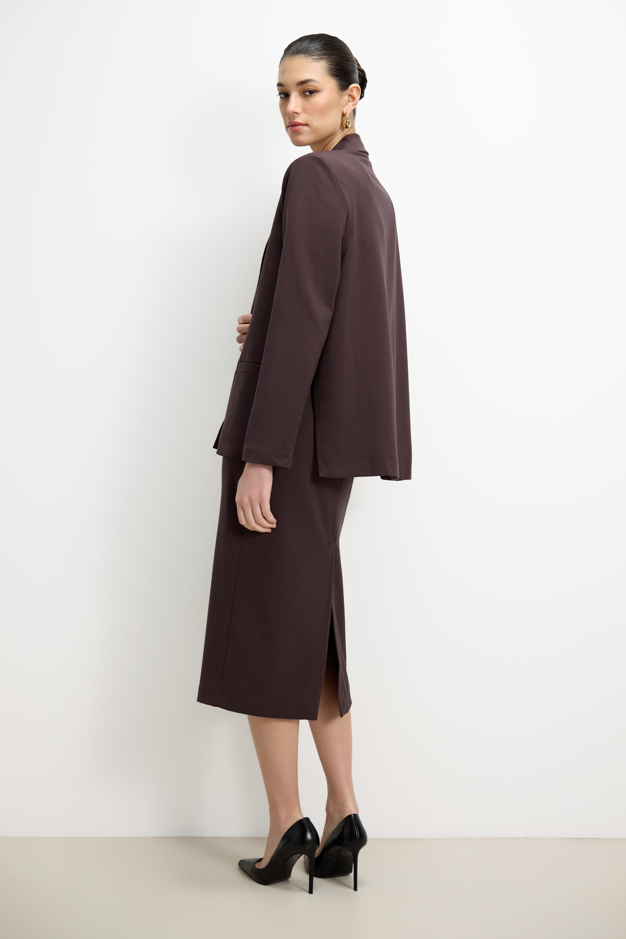 Neve Blazer | Espresso Brown
