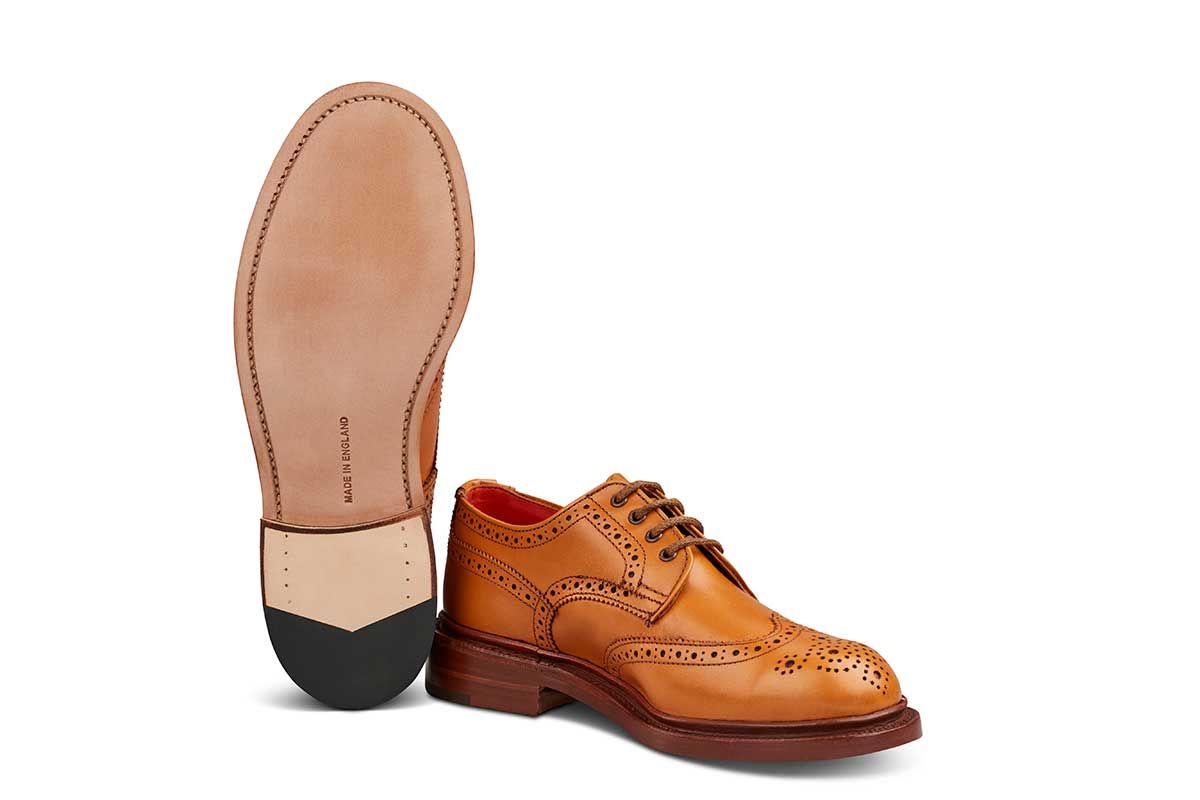 Anne Brogue Country Shoe - ACORN ANTIQUE