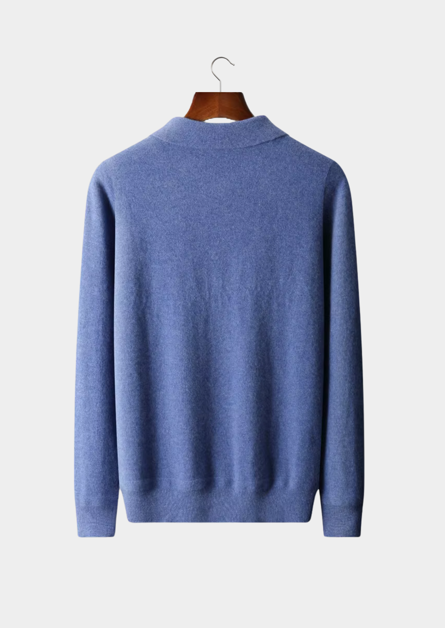 CAVALLOWOOL HALF ZIP POLO