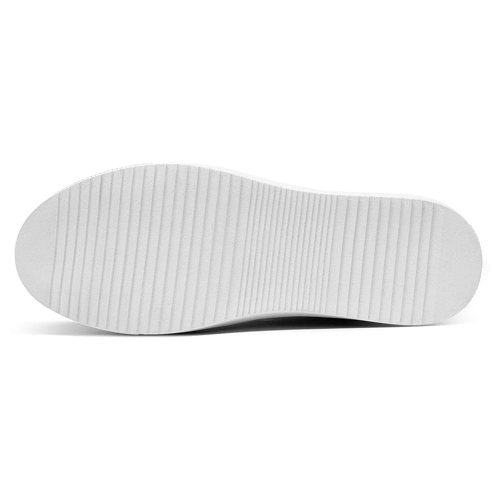 7 CM / 2.76 Inches - CMR CHAMARIPA White Sneakers That Make You Taller - Height Increasing Sneakers - Breathable Leather Casual Men's Sneakers