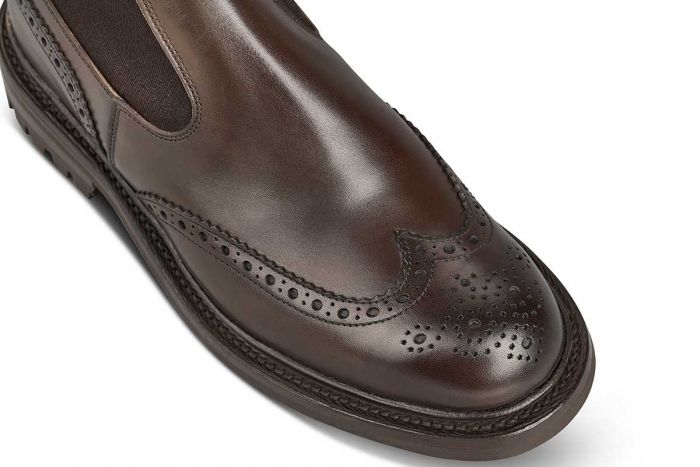 Silvia Country Dealer Boot - Espresso Burnished