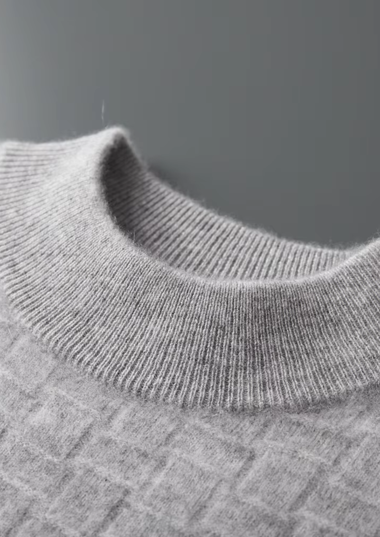 Cavallo  WOOL TEXTURED MOCKNECK