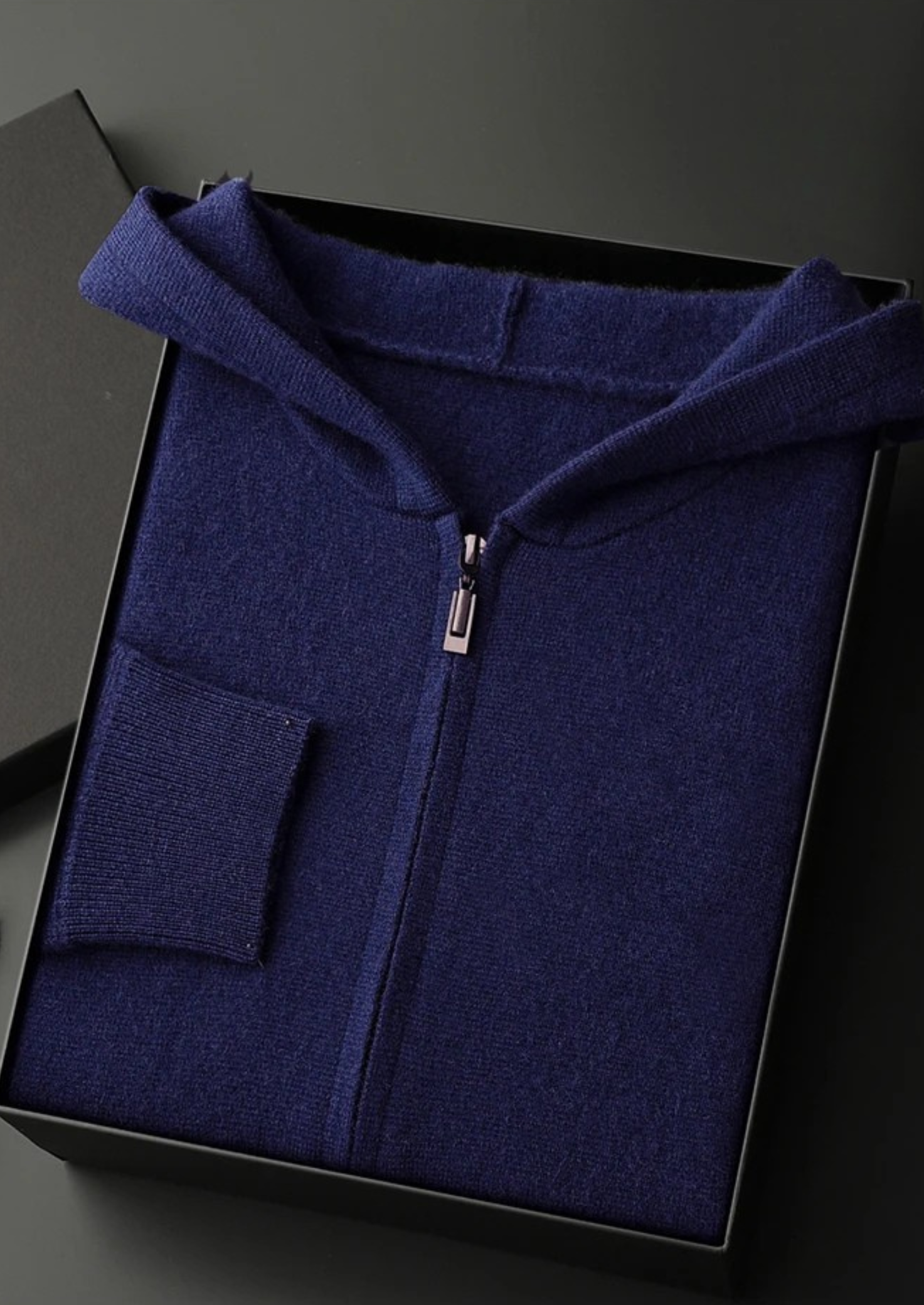 Cavallo Cashmere Zip  Hoodie